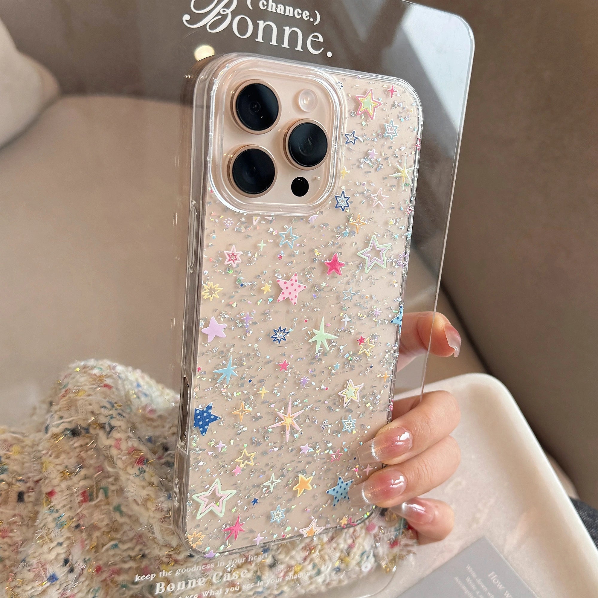 Layered Star Shards - iPhone Case